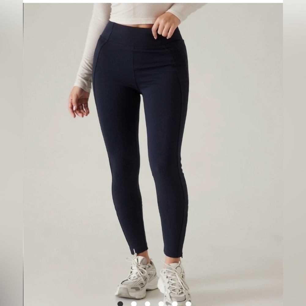 Athleta Navy Blue Delancey Skyline Tight Pant Size Small P
